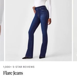 Spanx Flare Midnight Shade Jeans L NWT